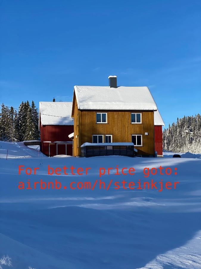 Fjellstad Gard - 2 Minutes From E6 And 5 Minutes Drive From Steinkjer City Villa Exterior photo